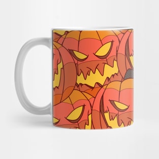 Halloween pumpkin carvings Mug